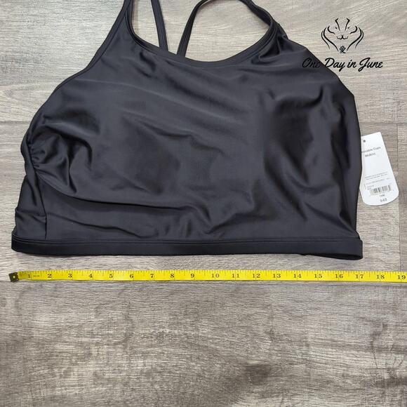 Xersion Removable Cup Midkini Bikini Top Size 18W - Picture 3 of 4